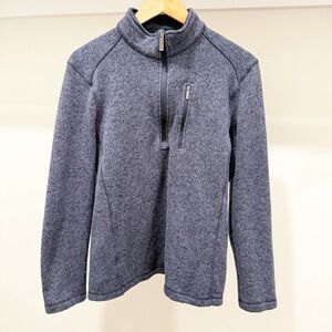 Mens Woolrich Quarter Zip Sweater Fleece Pullover M